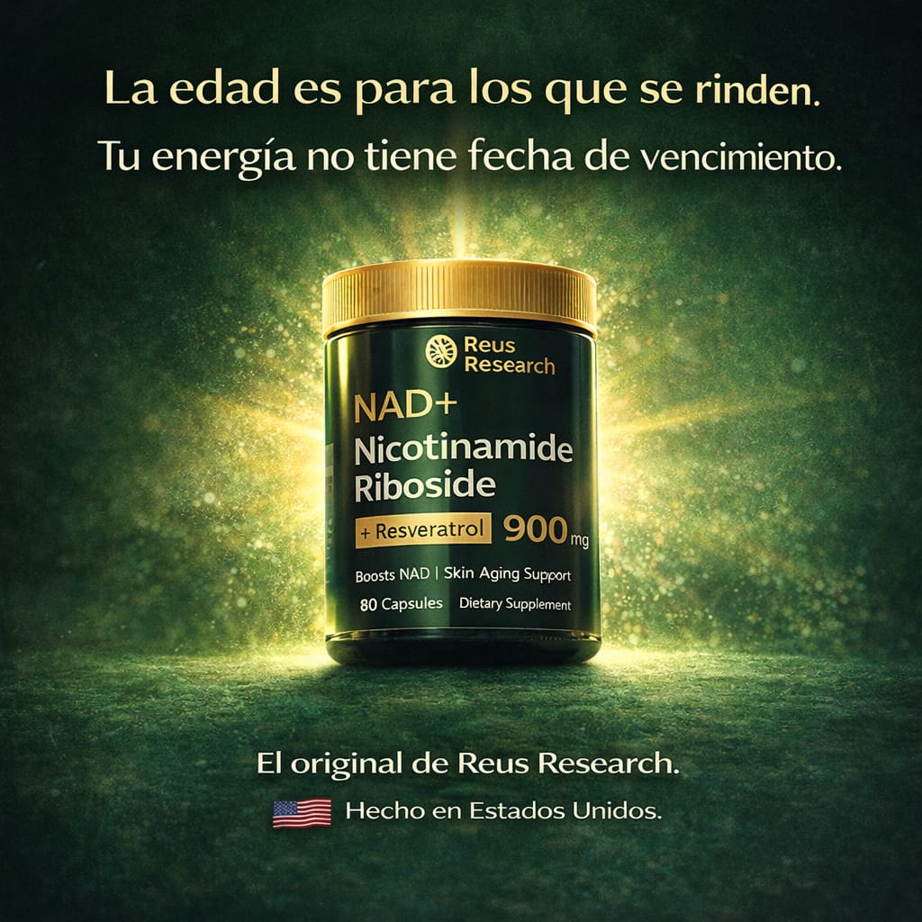 Reus Research® - NAD + RESVERATROL - No dejes que la edad se note